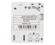 ExtraLink Olivia Puszka światłowodowa 2 spawy pigtail adapter SC/APC - 1543992 - zdjęcie 5